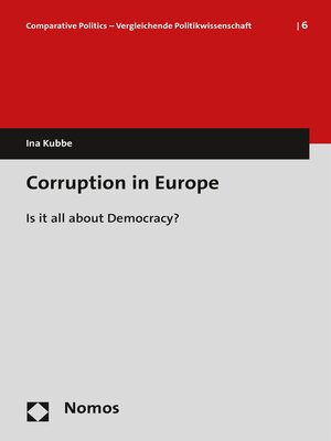 cover image of Corruption in Europe